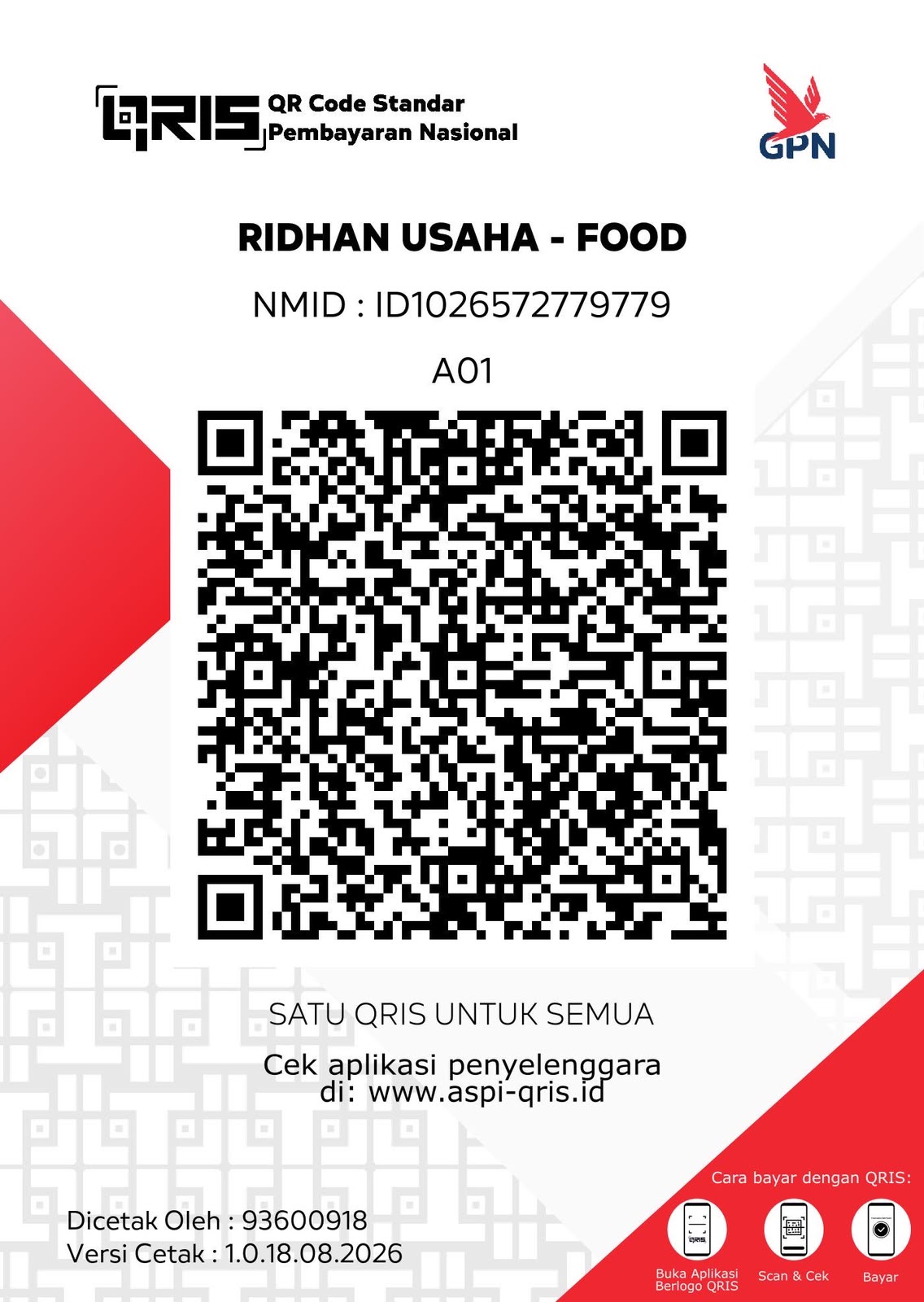 QRIS warung